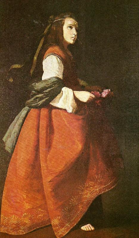Francisco de Zurbaran st. casilda china oil painting image